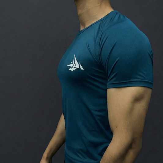 DIRIX Basic mid-compression – Dark teal petroleum