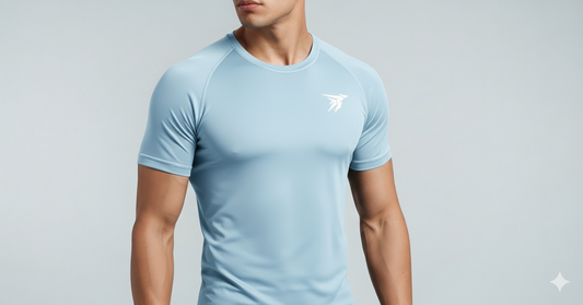 DIRIX Basic Short Sleeve T-Shirt – Sky Blue