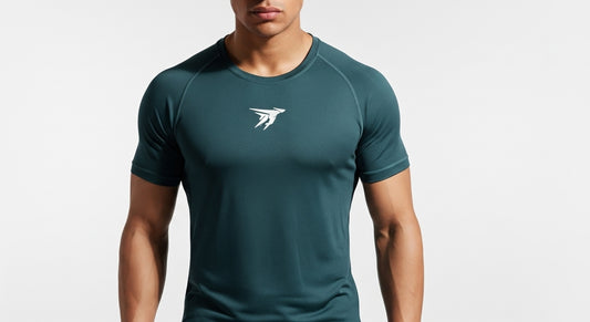 DIRIX Basic Short Sleeve T-Shirt – Dark teal petroleum